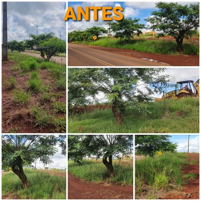 Secretaria de Obras e Urbanismo de Rio Bonito do IguaÃ§u intensifica limpeza em ruas e avenidas centrais